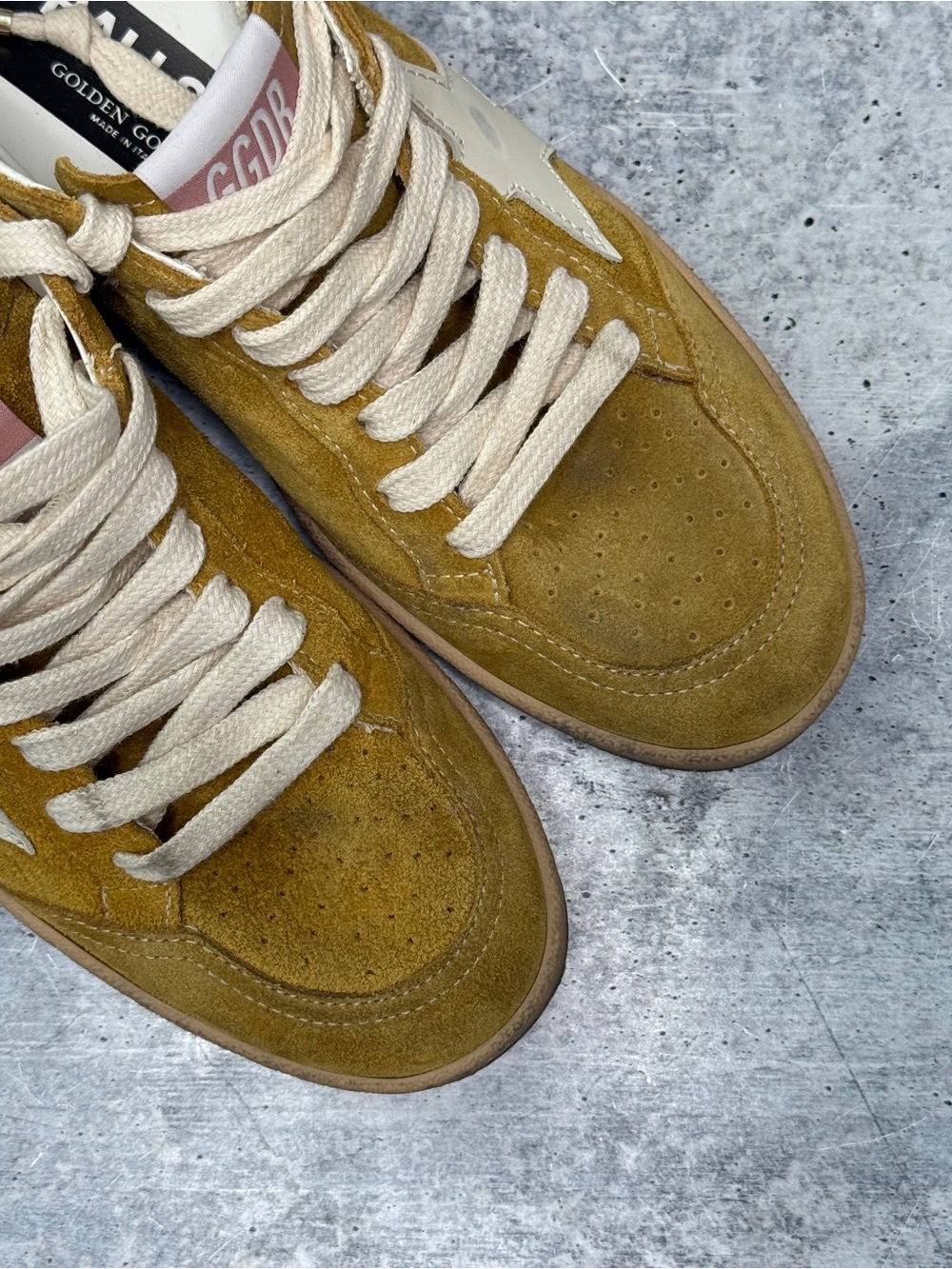 Golden Goose Ball Star Ocre Suede 36 - Picture 3 of 10